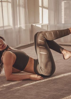 Jessica Biel - Promotional photo launching her line of yoga clothes