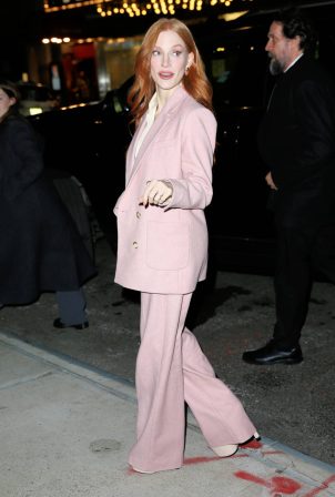 Jessica Chastain - Aarrives at Robin Williams Center for a screening of 'Eileen' in NYC
