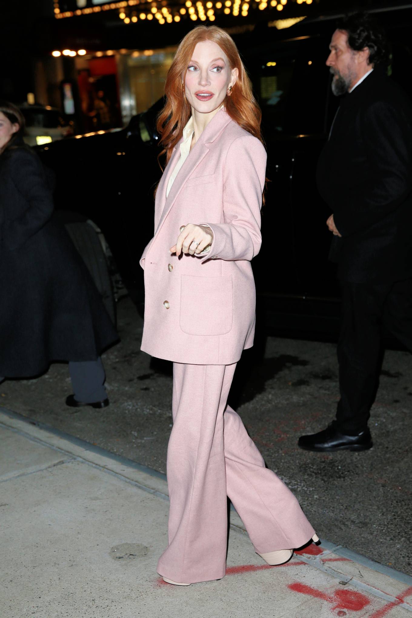 Jessica Chastain - Aarrives at Robin Williams Center for a screening of 'Eileen' in NYC