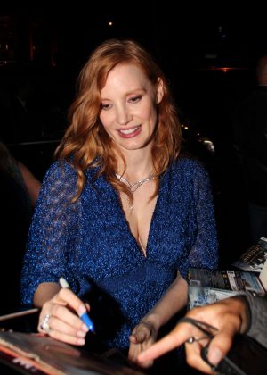 Jessica Chastain - Arrives at Piaget Event in Paris