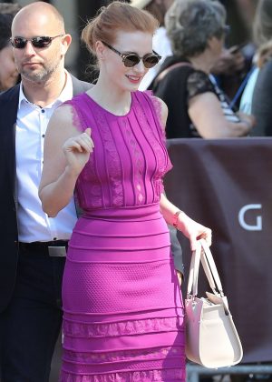 Jessica Chastain at Martinez Hotel in Cannes