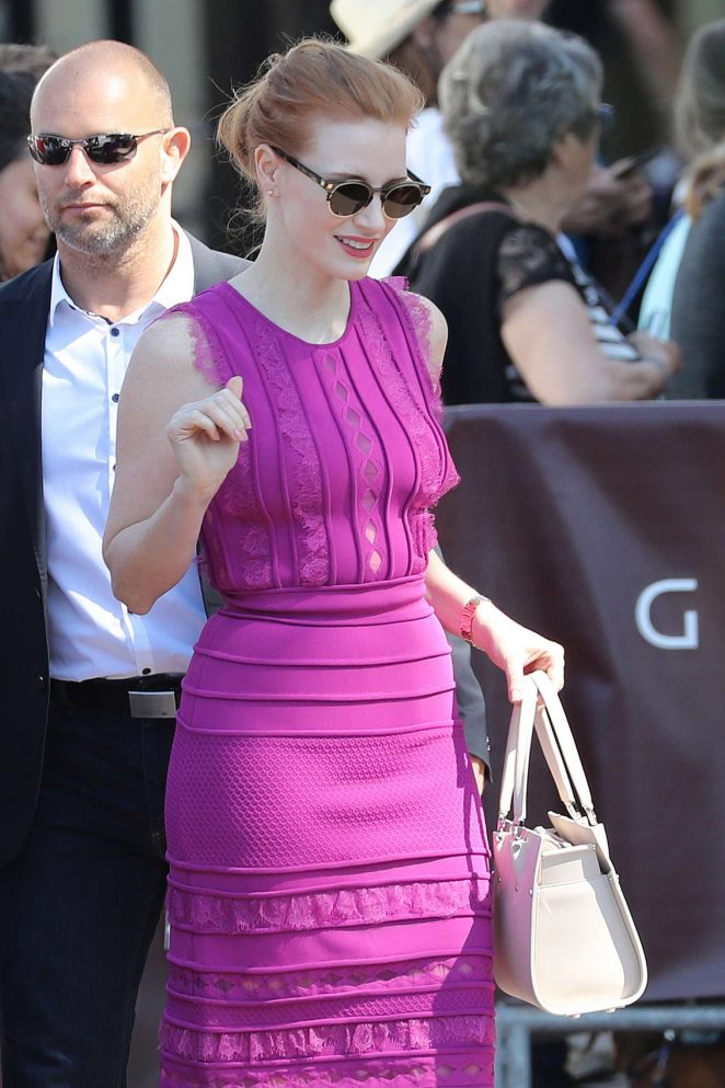 Jessica Chastain at Martinez Hotel in Cannes
