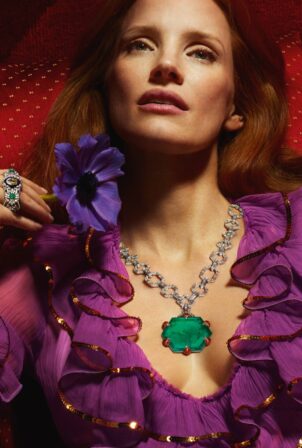 Jessica Chastain - Gucci's Hortus Deliciarum campaign (June 2022)
