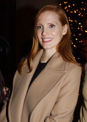 Jessica Chastain - Leaving the Royal Monceau Hotel in Paris