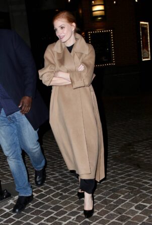 Jessica Chastain - Night out in New York