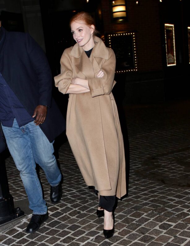 Jessica Chastain - Night out in New York