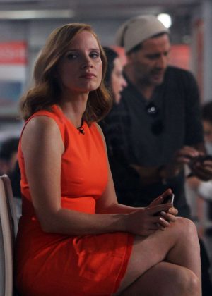 Jessica Chastain on 'The Today Show' in New York