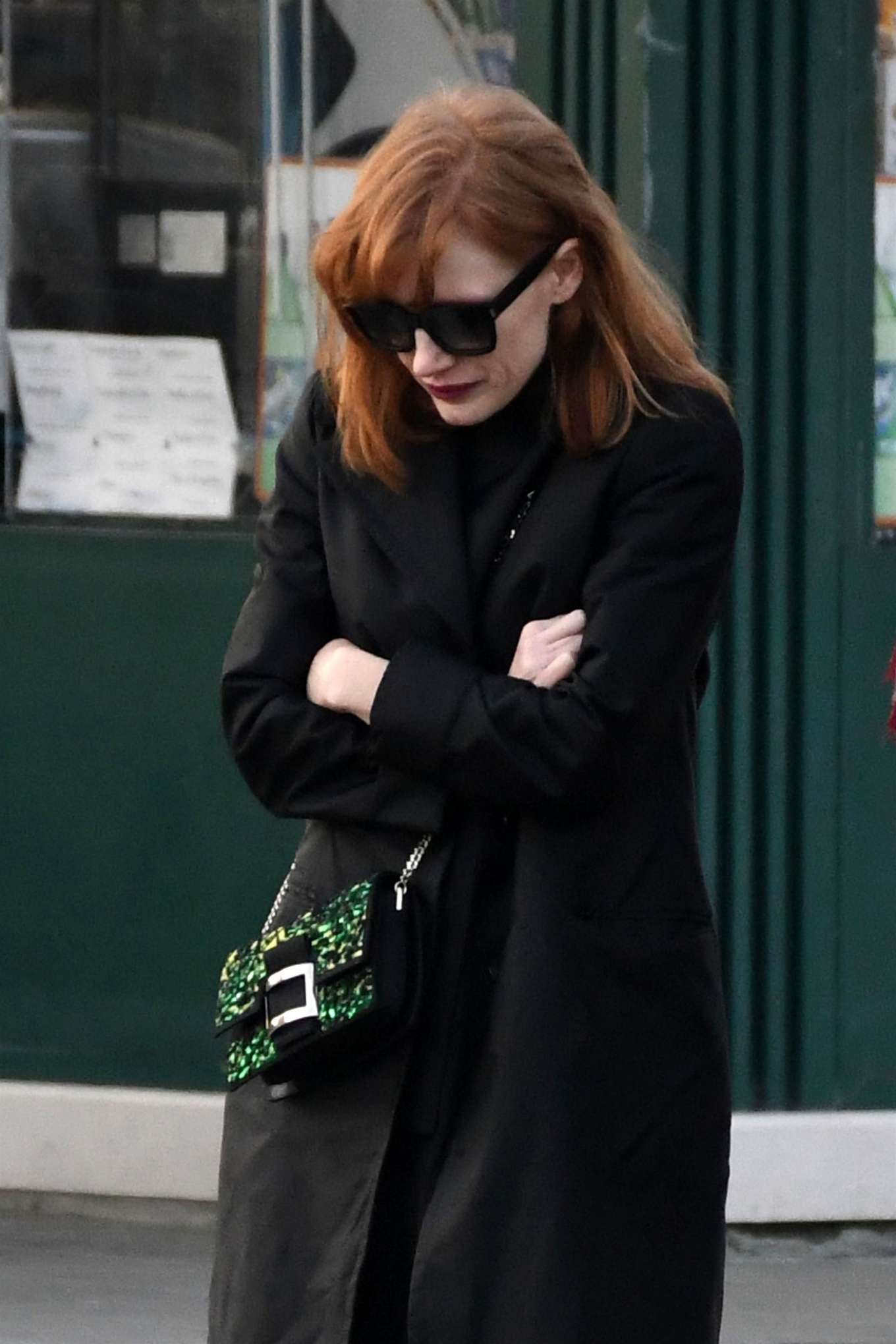 Jessica Chastain - Out for a walk in Venice