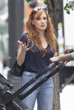 Jessica Chastain - Out in New York
