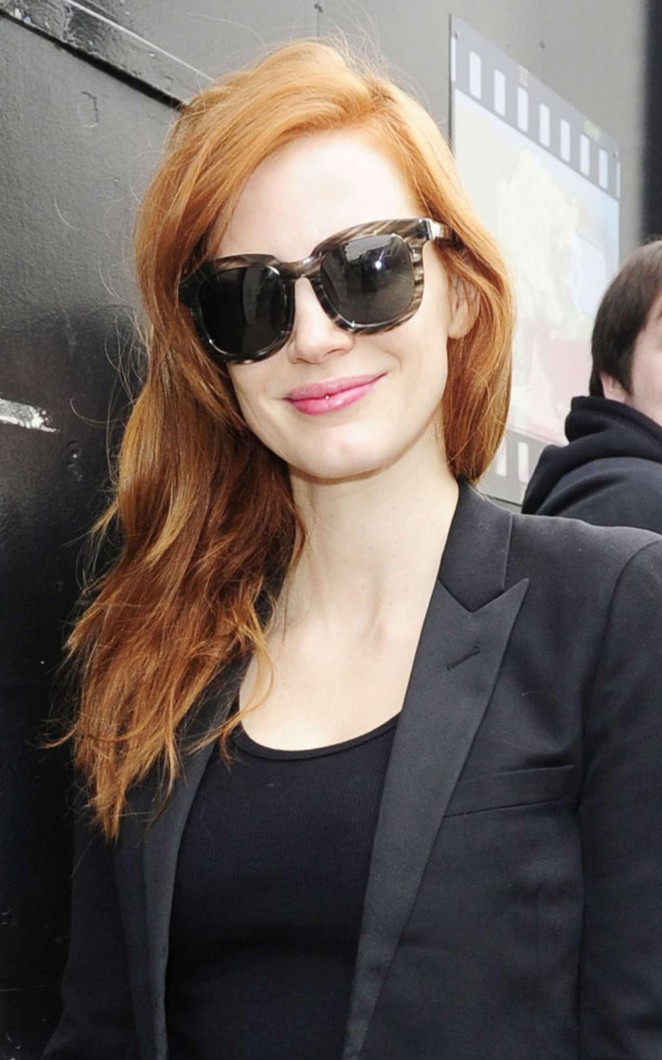 Jessica Chastain - Outside The Royal Monceau Hotel in Paris