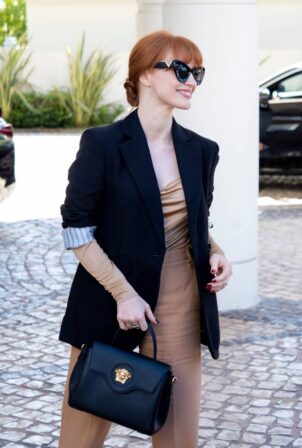 Jessica Chastain - Steps out at 74th Cannes Film Festival