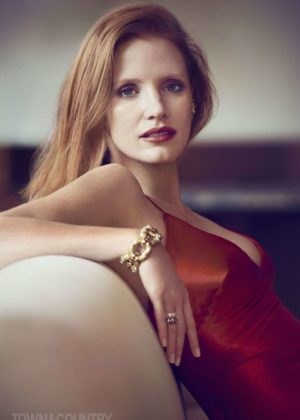 Jessica Chastain - Town and Country (December 2017/January 2018)