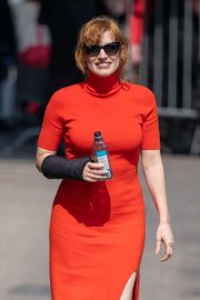 Jessica Chastain - Visits Jimmy Kimmel Live in Hollywood