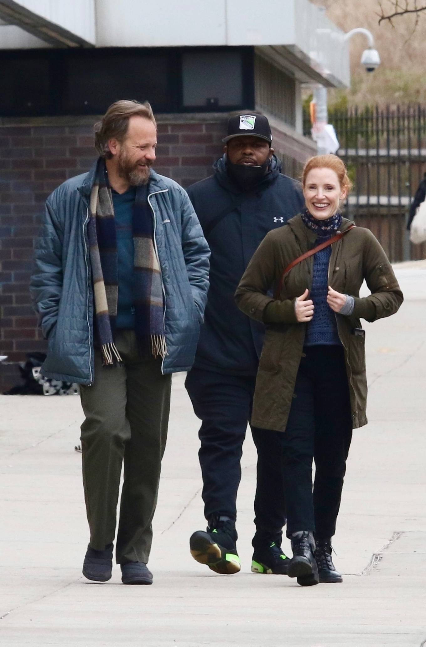 Jessica Chastain 2022 : Jessica Chastain – With Peter Sarsgaard on set of Untitled Film Project in New York-03