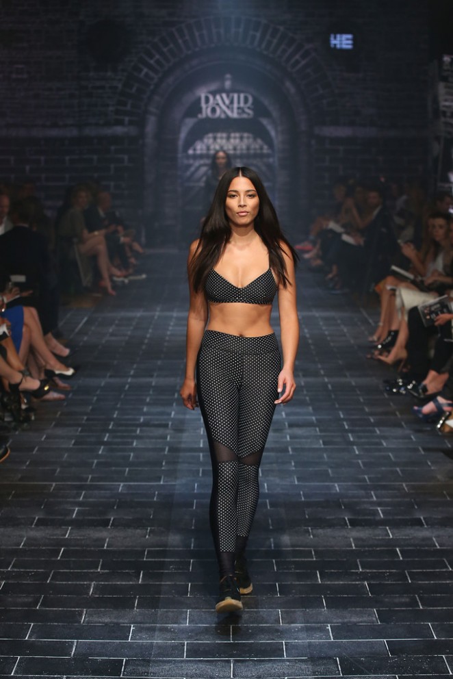 Jessica Gomes - David Jones AW15 Collection Launch in Sydney