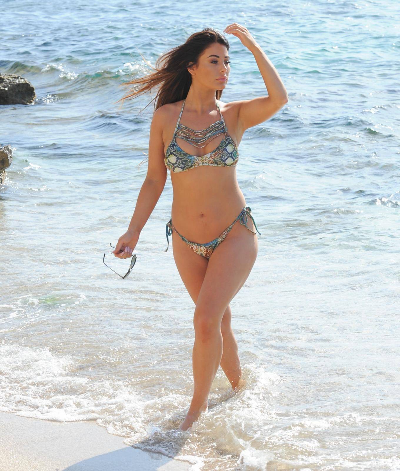 Jessica Hayes – Bikini candids on the beach in Turkey