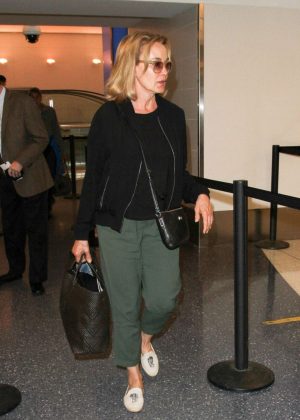 Jessica Lange at LAX Airport in Los Angeles