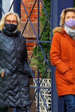 Jessica Lange – With her daughter Hannah Jane Shepard in West Village ...