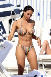 Jessica Ledon in Bikini on the beach in Miami