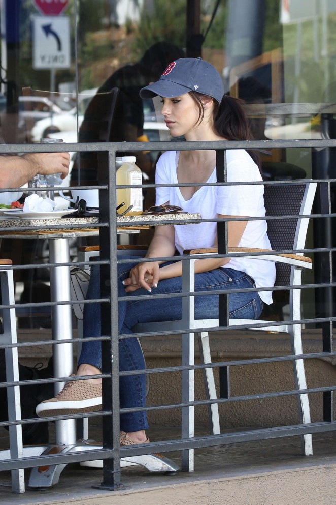 Jessica Lowndes at Coffee shop in West Hollywood