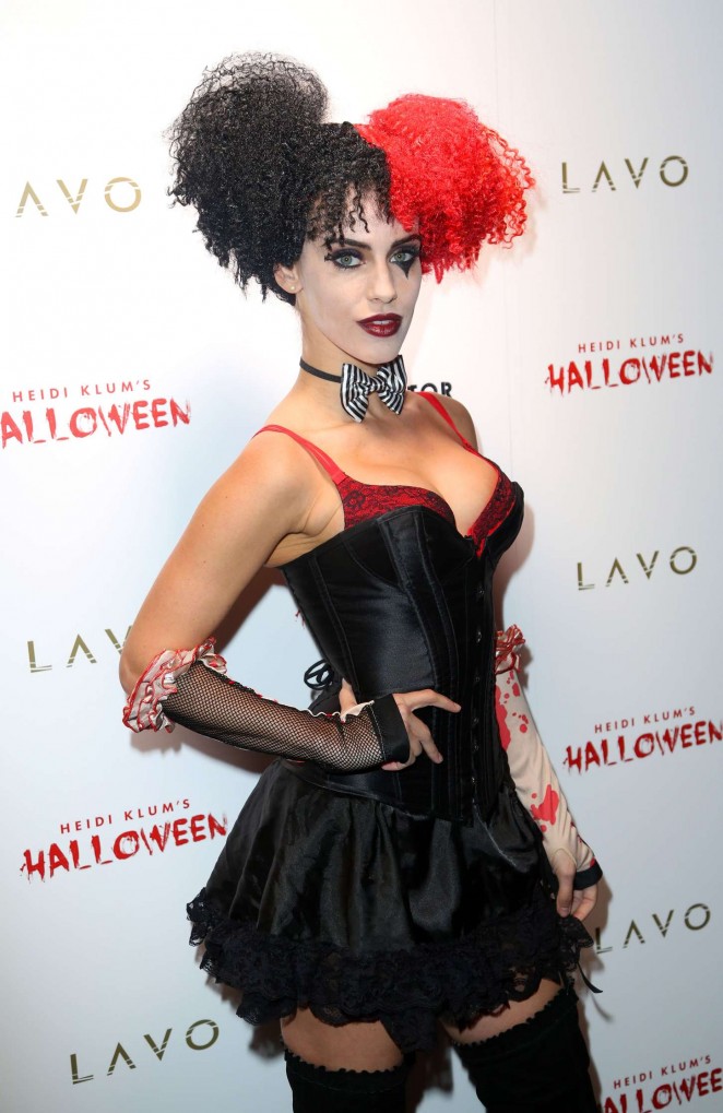 Jessica Lowndes - Heidi Klum Halloween Party 2015 in NY