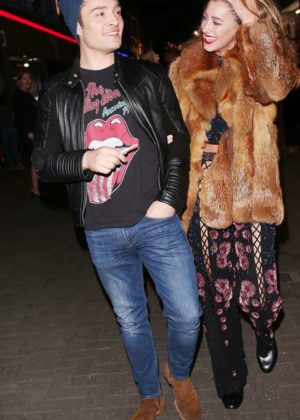 Jessica Serfaty and Ed Westwick - Attend the Nasty Girl Launch in London