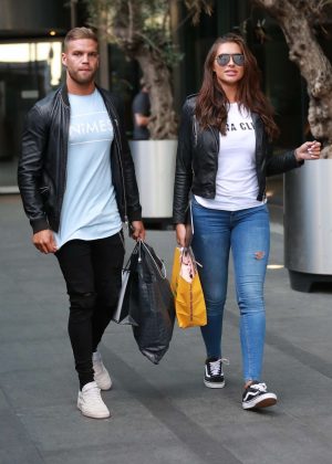 Jessica Shears out on a shopping in Manchester
