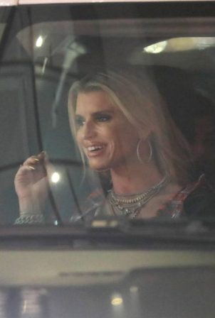 Jessica Simpson - Arriving for a Flight at LAX