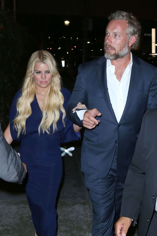 Jessica Simpson - Leaves the 'Gleason' Premiere in Los Angeles