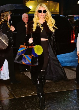 Jessica Simpson out in NYC