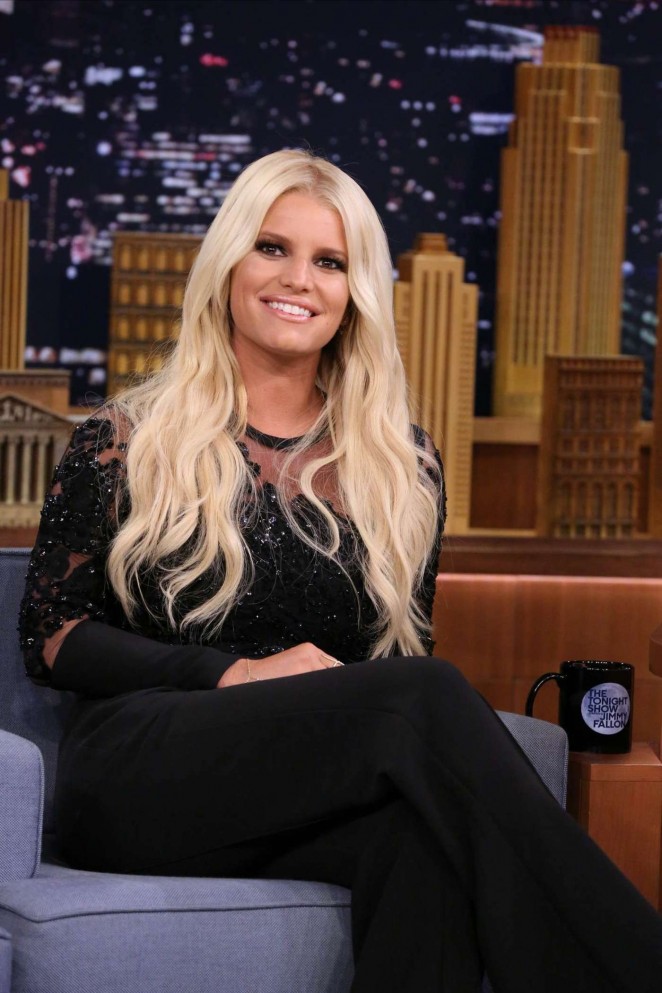 Jessica Simpson - 'The Tonight Show Starring Jimmy Fallon' in NYC