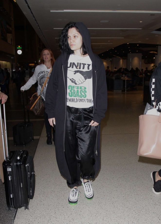 Jessie J at LAX airport in Los Angeles