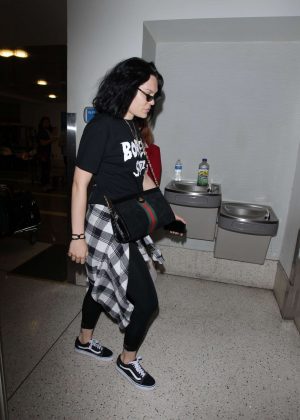 Jessie J at LAX Airport with her boyfriend in Los Angeles