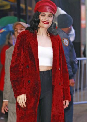 Jessie J - Outside of Good Morning America in New York
