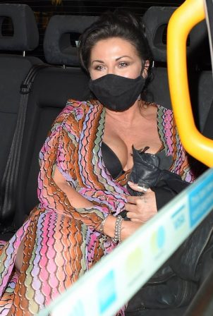 Jessie Wallace - Night out candids in London