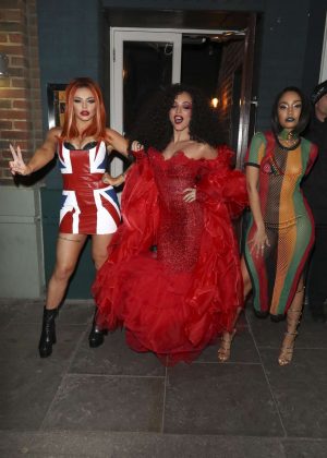 Jesy Nelson, Jade Thirlwall and Leigh-Anne Pinnock at Birthday Party in London