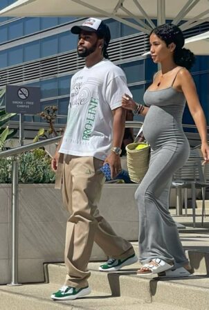 Jhené Aiko - Seen while out in Beverly Hills