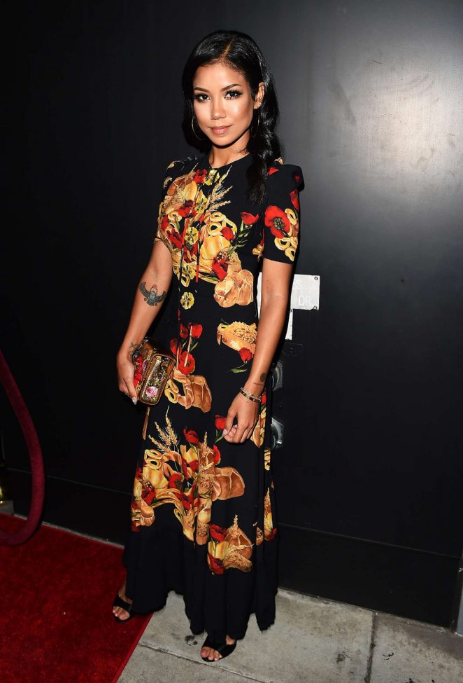 Jhene Aiko at Dolce and Gabbana Store Party in Los Angeles