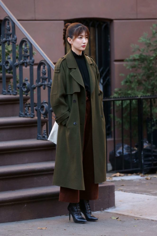 Jiang Shuying - Filming 'In New York' in New York City