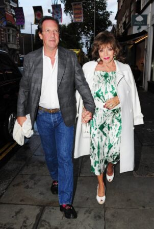 Joan Collins – Out for a dinner at the Ivy Chelsea Gardens – GotCeleb