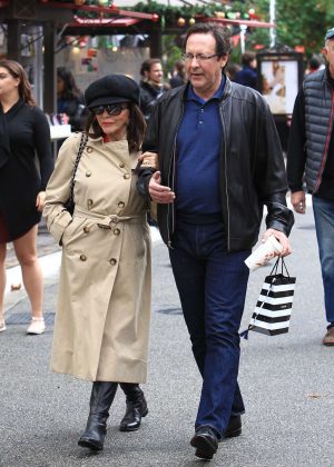 Joan Collins Shopping trip to The Grove in Hollywood