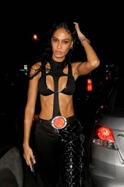 Joan Smalls - Arrives at Drake's Halloween Party in West Hollywood