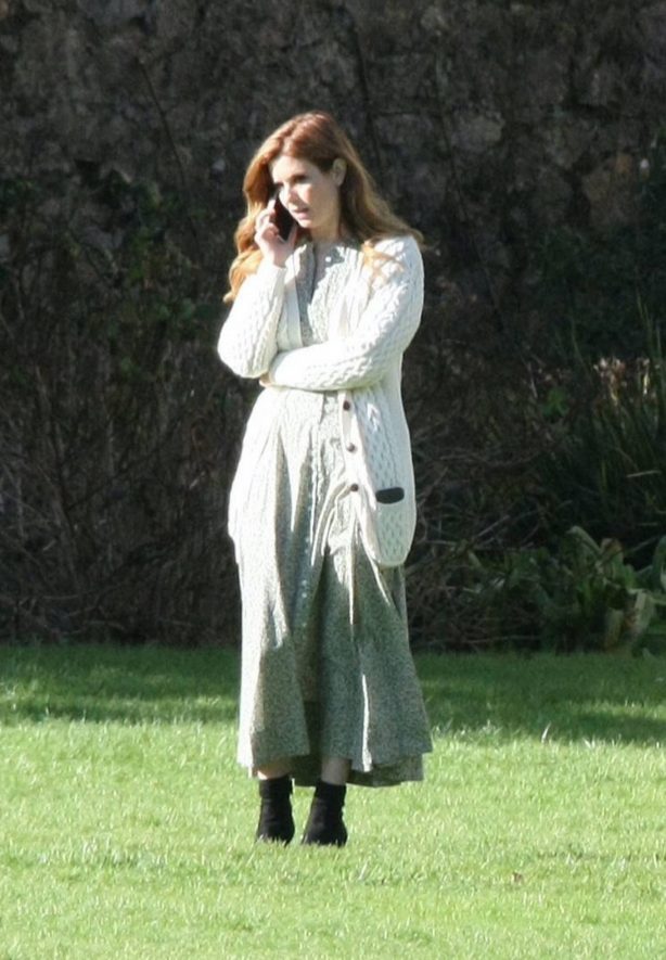 JoAnna Garcia Swisher - Filming 'As Luck Would Have It' in Dublin