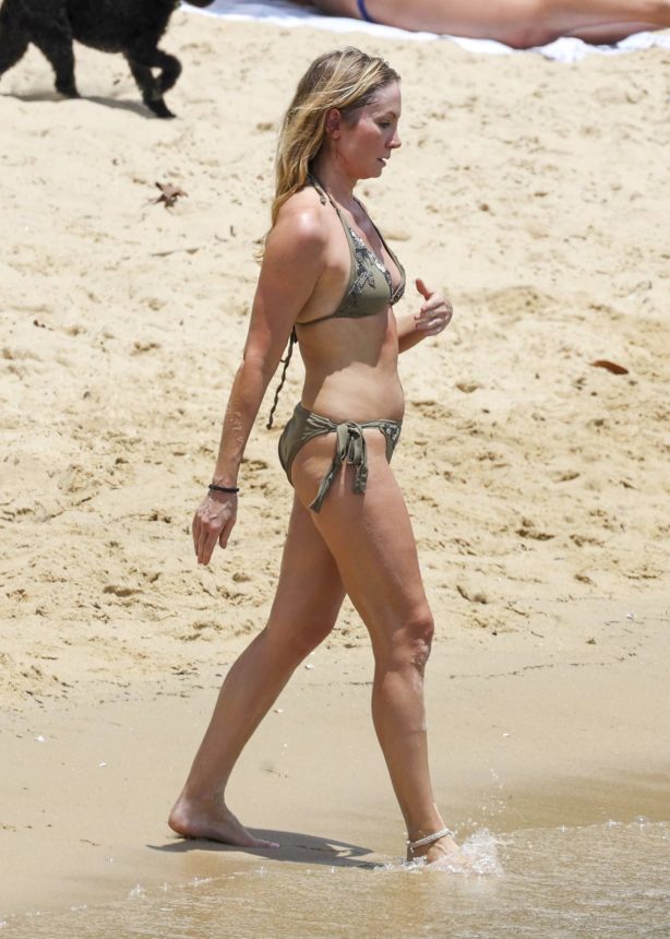 Joanne Froggatt - In a bikini at a Sydney Harbour beach