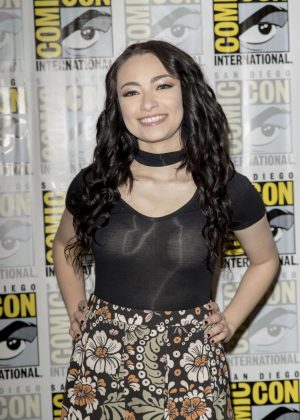 Jodelle Ferland at 2017 Comic-Con in San Diego