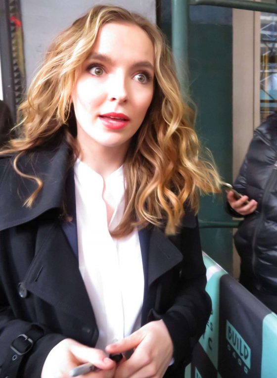 Jodie Comer - Arrives at Build Studio in New York City