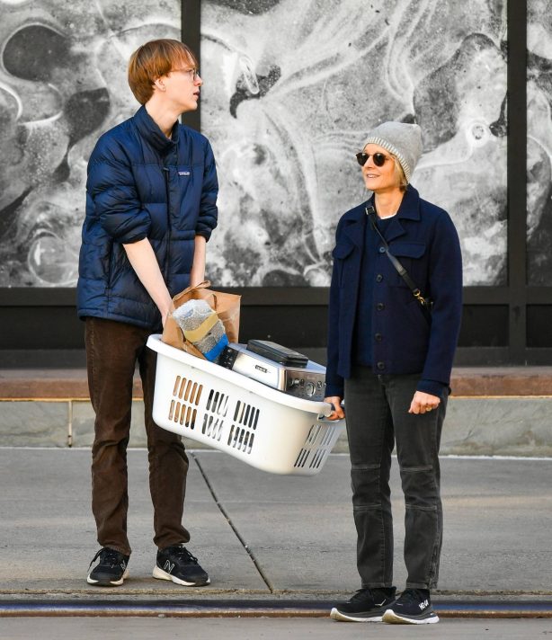 Jodie Foster - With her son out together in New York