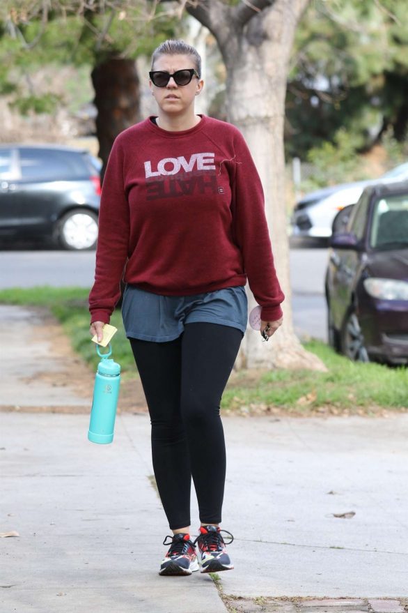Jodie Sweetin in Tights - Out in Los Angeles