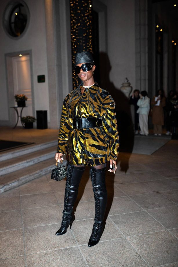 Jodie Turner-Smith - Arrives at her hotel for Milan Fashion Week