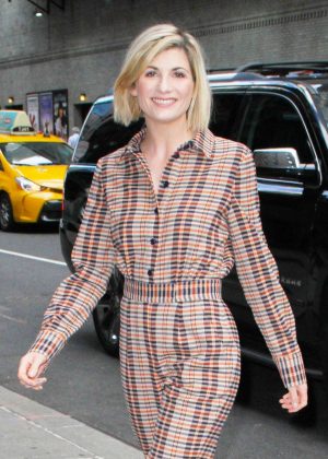 Jodie Whittaker - Arrives at 'The Late Show With Stephen Colbert' in NY